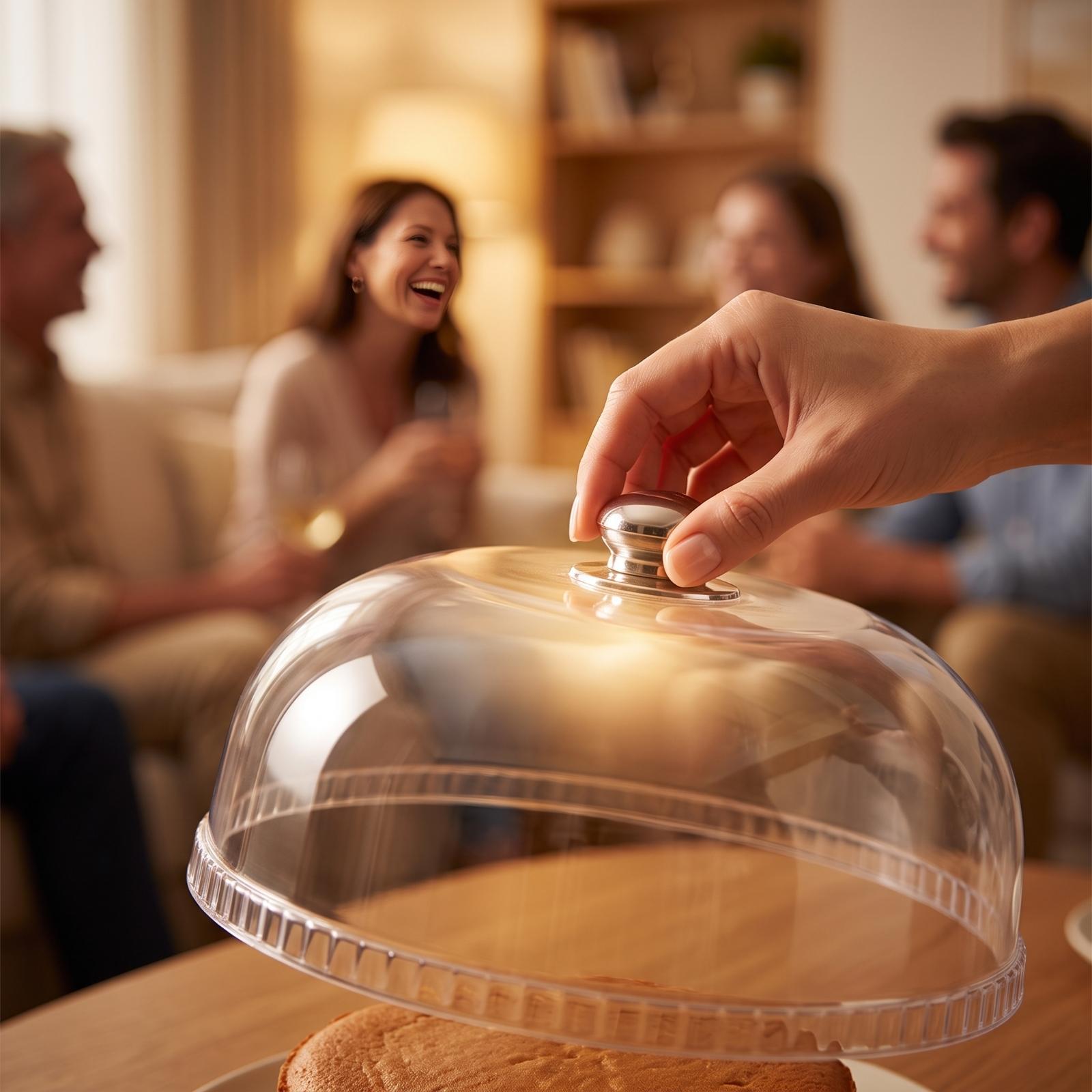 Cake Dome Clear Dome Cover wit - đánh giá và giá Plastic Dome Clear