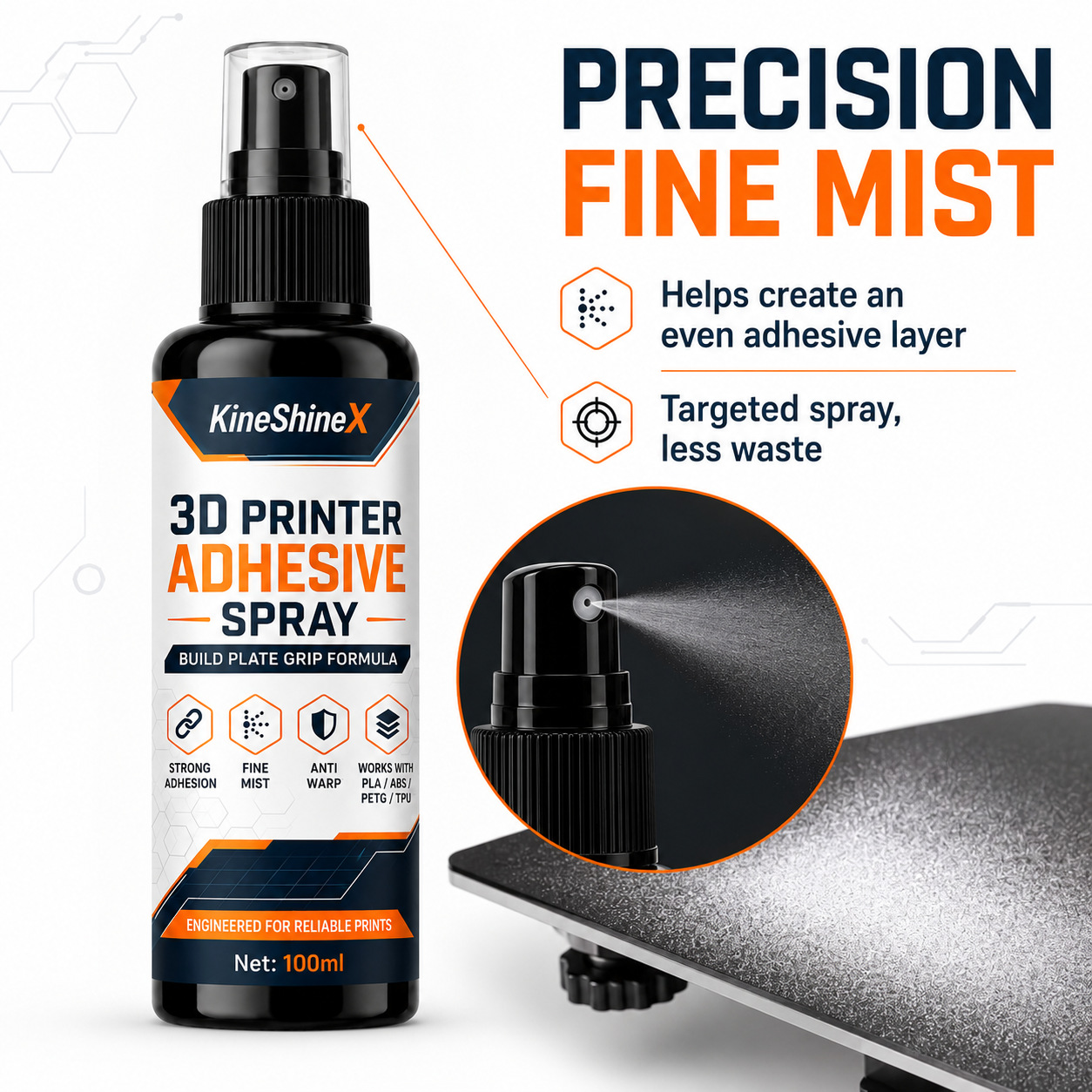 3D Printer Adhesive Spray 100/ - đánh giá và giá Misting Bottle Fine